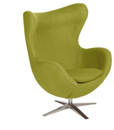 Armchair Jajo Soft olive wool JA-2720 with stitching