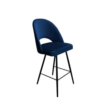 Blue upholstered LUNA chair material MG-16