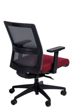 Gray / red Press office chair