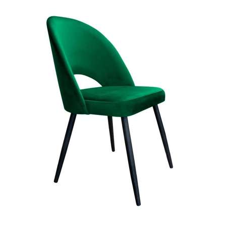 Green upholstered LUNA chair material MG-25