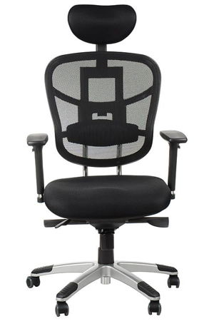 Krzesło Fotel obrotowy Ibiza - czarny