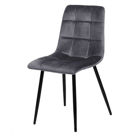 Krzesło IVO Velvet czarne 
