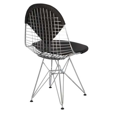Net chair double black cushion