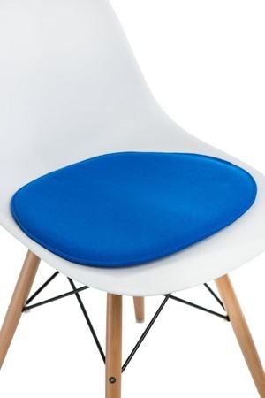 Poduszka na krzesło KR012 niebieska