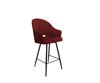 Red upholstered armchair DIUNA armchair material MG-31