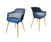 SK Design KR064 DARK BLUE CHAIR + CUSHION SEAT