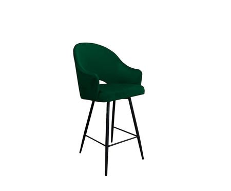 Dunkelgrüner gepolsterter Sessel DIUNA Sessel Material MG-25