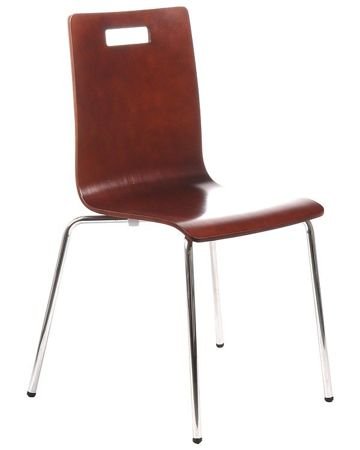 Krzesło sklejka gięta SK-132/A ORZECH 