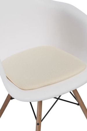 Poduszka na krzesło KR012F kremowa