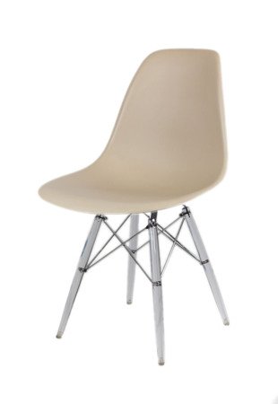 SK Design KR012 Beige Stuhl Clear 