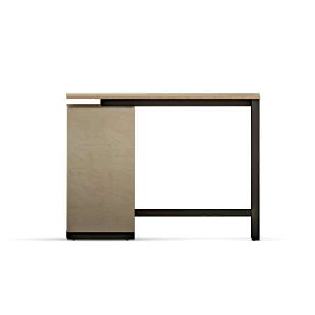 B-DES43-PRO biurko z szafką z forniru dębowego lub sklejki brzozowej 138x60cm