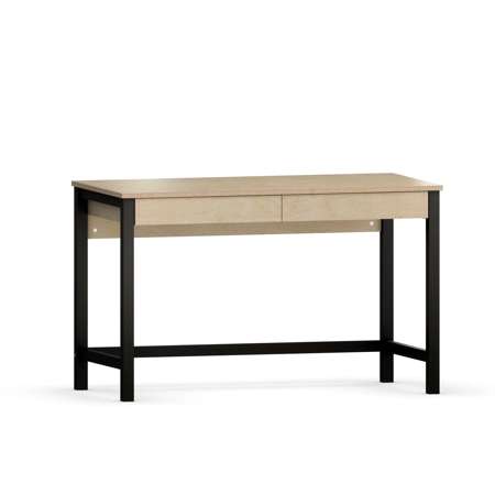 B-DES5/2 PRO biurko z szufladami z forniru dębowego lub sklejki brzozowej, różne kolory, 120x60 cm