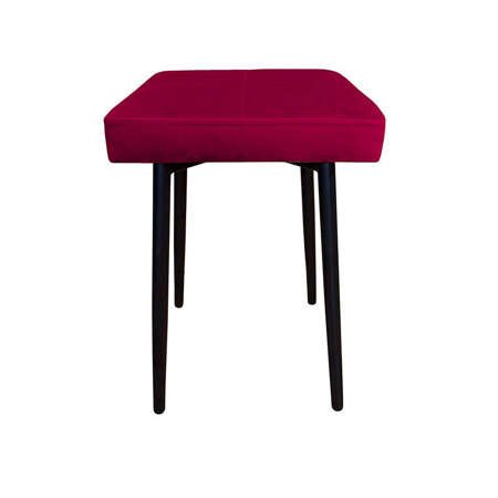 Czerwone tapicerowane krzesło FENIKS materiał MG-31