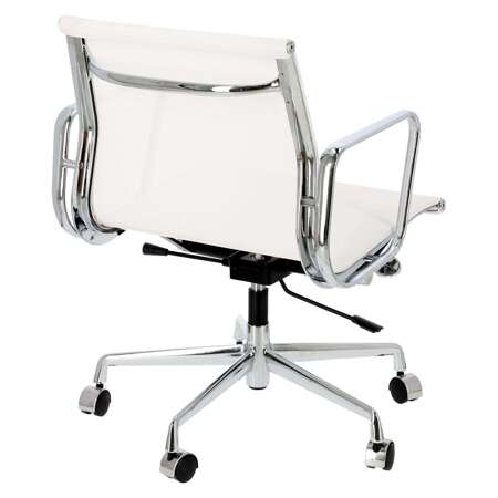 Fotel biurowy CH1171T biała siateczk,chr