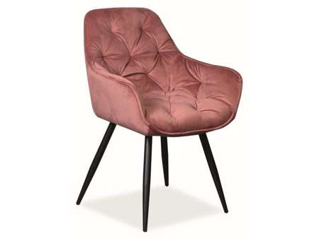 Krzesło Cherry  Velvet antyczny róż