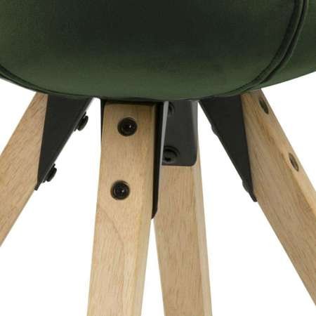 Krzesło Dima VIC forest green/wood