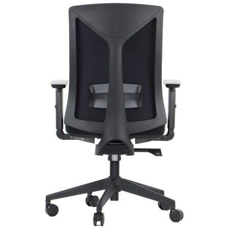 Krzesło obrotowe DELOS czarny  z wysuwem siedziska i pianką wtryskową podstawa nylonowa