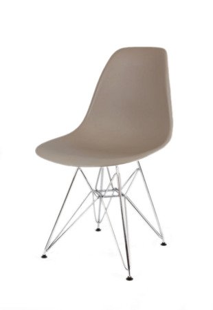 SK Design KR012 Krzesło Kawa z Mlekiem, Chromowane nogi
