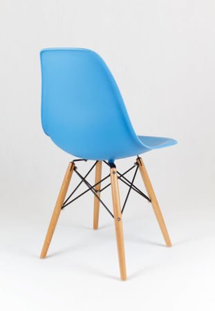 SK Design KR012 Oceaniczne (niebieskie) Krzesło, Nogi buk