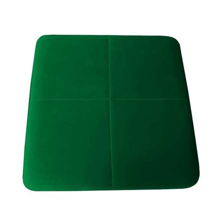 Zielony tapicerowany taboret LLAMA 60 cm materiał MG-25