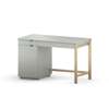 B-DES45 COLOR biurko z szafką oraz szufladą na drewnianych nogach, różne kolory 138x60cm 