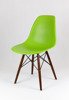 SK Design KR012 Zielone Krzesło, Nogi wenge