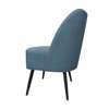Szaroniebieskie tapicerowane krzesło fotel HERKULES materiał BL-06