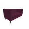 Tapicerowana sofa w kolorze burgundowym BACARDI MG02